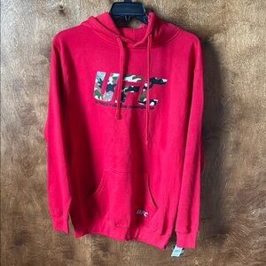 UFC Red Men's Hoodie Sweater XL